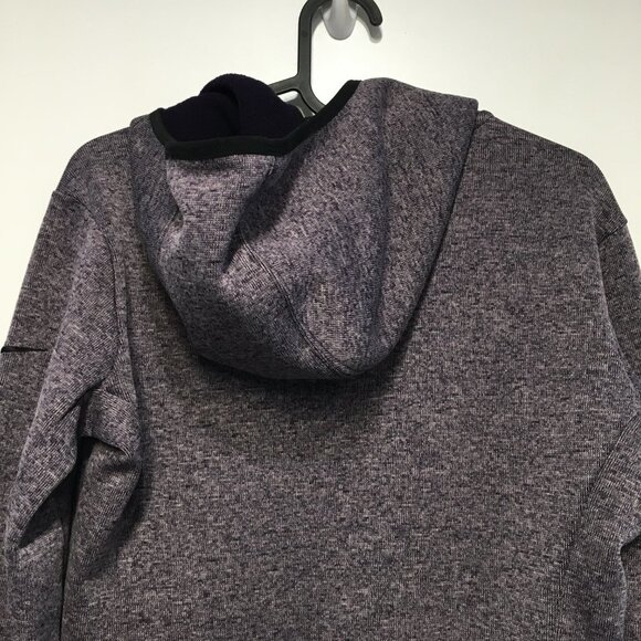 Nike Dri Fit Pullover Purple Knit Hooded Sweater Size S - Picture 7 of 14